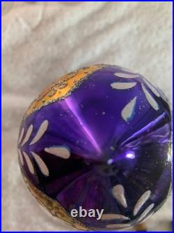 Christopher Radko Fantasia Sultan's Treasure, 2005 Triple Reflector Purple