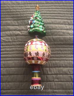 Christopher Radko Festive Fellow Finial 2004 Reflector Tree Top Finial