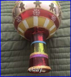 Christopher Radko Festive Fellow Finial 2004 Reflector Tree Top Finial