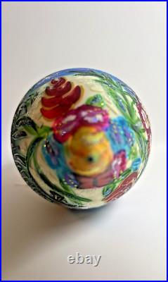 Christopher Radko Flamingo Skies 20th Anniversary Teardrop Christmas Ornament