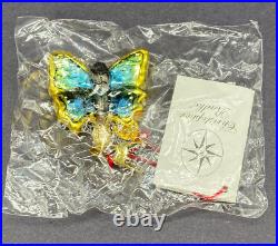 Christopher Radko Flutterby's 00-332-0 Butterfly Clip Ornaments RARE SET OF 3