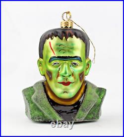 Christopher Radko Frankenstein Glass Halloween Ornament 1997 Universal Studios