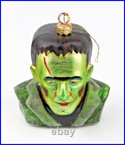 Christopher Radko Frankenstein Glass Halloween Ornament 1997 Universal Studios