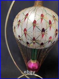 Christopher Radko French Regency Wired Hot Air Balloon Ornament