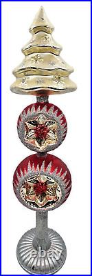 Christopher Radko Frosty Fields Finial German Christmas Tree Topper 1012047