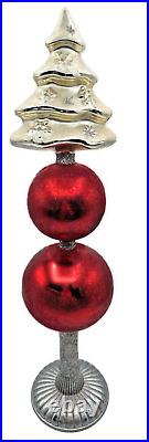 Christopher Radko Frosty Fields Finial German Christmas Tree Topper 1012047