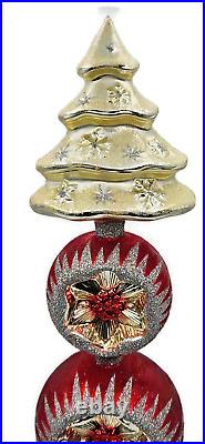 Christopher Radko Frosty Fields Finial German Christmas Tree Topper 1012047