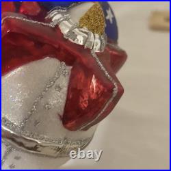 Christopher Radko Galactic Christmas Delivery Santa Ornament (Rare)