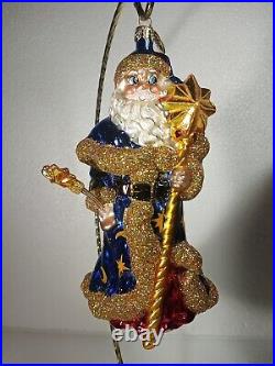 Christopher Radko, Galaxy Santa, 2001 Ornament, 01-RG-01-A With Tag And Box