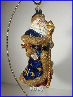 Christopher Radko, Galaxy Santa, 2001 Ornament, 01-RG-01-A With Tag And Box