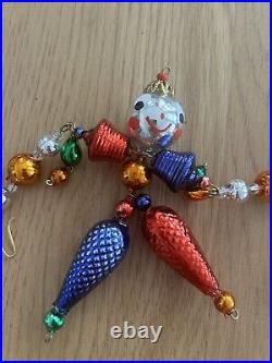 Christopher Radko Garland Glass Christmas Ornament. Made In Czechoslovakia