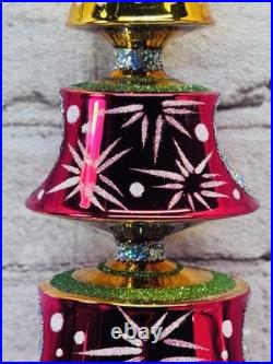 Christopher Radko Georgian Brolly Finial 2007 Master Craftsman withBox Rare