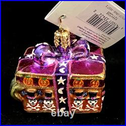 Christopher Radko Gifts of Grab 1011226 Coffin Ornament (GEM) withTag & Box