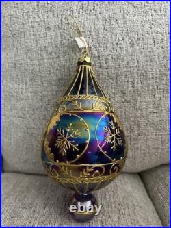 Christopher Radko Glass Christmas Tree Ornament