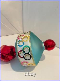 Christopher Radko Glass Ornament ETERNAL LAME OLYMPIC TORCH Drop Ball Prototype