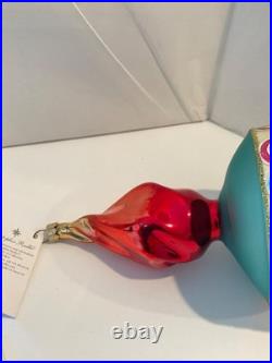 Christopher Radko Glass Ornament ETERNAL LAME OLYMPIC TORCH Drop Ball Prototype