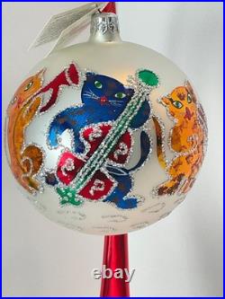 Christopher Radko Glass Ornament KAT KONCERT 88-067-0 Signed By Radko 1988 HTF