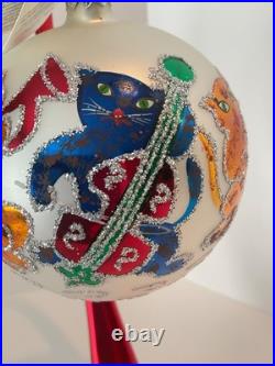 Christopher Radko Glass Ornament KAT KONCERT 88-067-0 Signed By Radko 1988 HTF