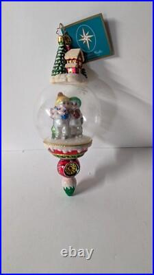 Christopher Radko Glass Ornament Snow Cozy 1012666