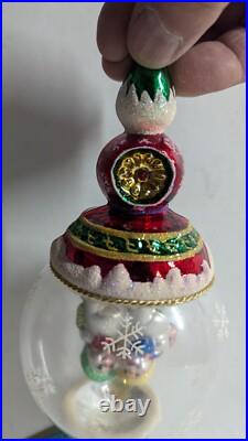 Christopher Radko Glass Ornament Snow Cozy 1012666