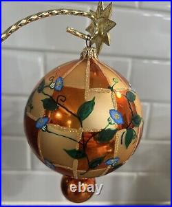 Christopher Radko Glorious Morn 01-0051-0 Balloon ball Drop Ornament HTF