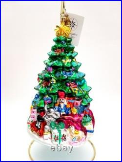 Christopher Radko Grand Teddy Tree #1011015 Tree Decorated With Presents