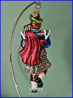 Christopher Radko HIGHLAND ELEVEN BAGPIPER TWELVE DAYS OF CHRISTMAS ORNAMENT