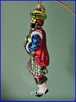 Christopher Radko HIGHLAND ELEVEN BAGPIPER TWELVE DAYS OF CHRISTMAS ORNAMENT