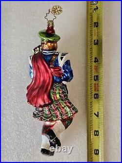 Christopher Radko HIGHLAND ELEVEN BAGPIPER TWELVE DAYS OF CHRISTMAS ORNAMENT