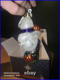 Christopher Radko Halloween Ornament Ghost Spooky Spirit #1015206 RARE