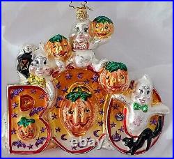 Christopher Radko Halloween THE BOO! BUNCH 3 GHOSTS 20TH ANNIVERSARY VERY RARE