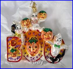 Christopher Radko Halloween THE BOO! BUNCH 3 GHOSTS 20TH ANNIVERSARY VERY RARE