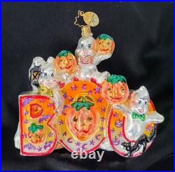 Christopher Radko Halloween THE BOO! BUNCH 3 GHOSTS 20TH ANNIVERSARY VERY RARE