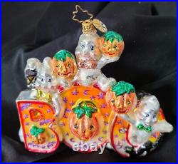 Christopher Radko Halloween THE BOO! BUNCH 3 GHOSTS 20TH ANNIVERSARY VERY RARE