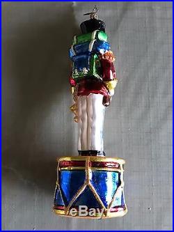 Christopher Radko Hand Signed AT ATTENTION Ornament Extremely Rare