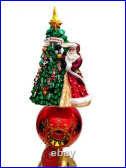 Christopher Radko Hanging With Joy Finial #1017835 30th Anniversary Finial