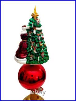 Christopher Radko Hanging With Joy Finial #1017835 30th Anniversary Finial