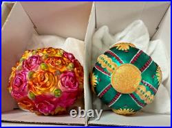 Christopher Radko Harold Lloyd Trust Ornaments -Complete Set of 2 1998