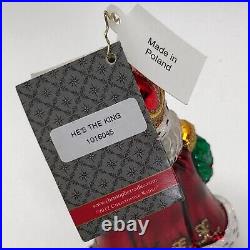 Christopher Radko He's The King 6 Ornament RARE Retired 2012 1016045 Poland