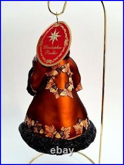 Christopher Radko Heart Of The Woodlands Santa #1020431 Elegant Santa & Owl