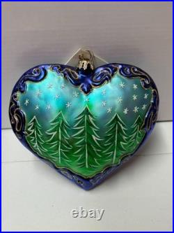 Christopher Radko Heartland Snow Cheer Christmas Ornament New in Box Rare G