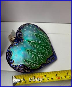 Christopher Radko Heartland Snow Cheer Christmas Ornament New in Box Rare G