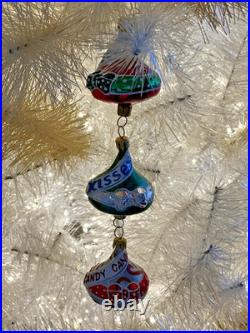 Christopher Radko Hershey's Trio Of Kisses 7.5 Drop Ornament #1021824 New withBox