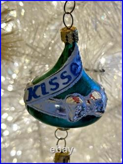 Christopher Radko Hershey's Trio Of Kisses 7.5 Drop Ornament #1021824 New withBox