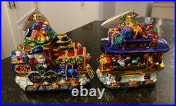 Christopher Radko Holiday Express Neiman Marcus Exclusive2 PcLTD EDMINT BOX