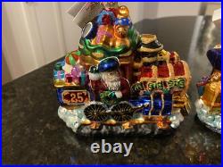 Christopher Radko Holiday Express Neiman Marcus Exclusive2 PcLTD EDMINT BOX