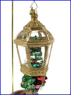 Christopher Radko Holiday Glow Christmas Ornament 1019808 Nib