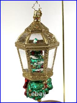 Christopher Radko Holiday Glow Christmas Ornament 1019808 Nib