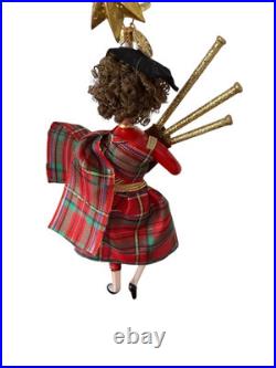Christopher Radko Holiday Highland Italian Bagpipe Ornament RARE 01-0820-0 Italy