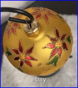 Christopher Radko Holiday Poinsettia Ornament